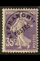 PRECANCELS (PREOBLITERES)  1922-47 35c Violet (Sower/full Background), Yvert 62, Never Hinged Mint For More Images, Plea - Altri & Non Classificati