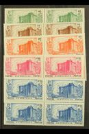 GUADELOUPE  1939 150th Anniv Of The Revolution Set Complete, Yv 142/6, In Superb Mint Blocks Of 4 (3nh, 1 Og). (20 Stamp - Sonstige & Ohne Zuordnung