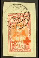 OCEANIA  1915-16 10c + 5c Orange & Carmine Red Cross (bar Under "c") SURCHARGE INVERTED Variety (Yvert 41a, SG 40a), Ver - Altri & Non Classificati