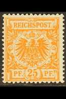1889-1900  25pg Orange (Michel 49b, SG 50b), Never Hinged Mint, Very Fresh. For More Images, Please Visit Http://www.san - Other & Unclassified