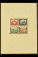 1930  IPOSTA Exhibition Mini-sheet (Michel Block 1, SG MS464a), Fine Mint (all Stamps Are Never Hinged), Minor Wrinkles  - Other & Unclassified