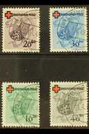 FRENCH ZONE  RHEINLAND-PFALZ 1949 Red Cross Complete Set (Michel 42/45, SG FR42/45), Superb Cds Used With Matching "Ebin - Other & Unclassified