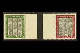 1951  St. Mary's Church Complete Set (SG 1065/66, Michel 139/40), Never Hinged Mint Marginal Examples, Fresh. (2 Stamps) - Sonstige & Ohne Zuordnung