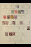 1876-1935  A Most Useful Mint And Fine Used Range On Old Imperial Album Printed Pages, Incl. A Range Of Earlier Period,  - Gold Coast (...-1957)