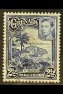 1950  2½d Bright Blue Perf 12½ X 13½, SG 157a, Very Fine Used. Scarce. For More Images, Please Visit Http://www.sandafay - Grenada (...-1974)