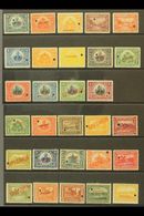 1906-1913 SPECIMEN OVERPRINTS.  1906-13, 1906-10 & 1910 Pictorials Complete Sets (Scott 125/44, 145/49 & 162/65, SG 132/ - Haiti