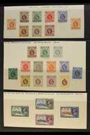 1912-37 ALL DIFFERENT MINT GROUP  On Pages Taken From An Old Collection, Includes 1912-21 (wmk MCA) 1c, 2c, 4c, 6c Both  - Other & Unclassified