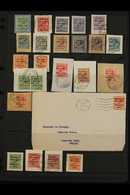 1922-23 INTERESTING USED COLLECTION.  A Delightful Used Collection With Most Examples Presented "on Piece" With Legible  - Other & Unclassified