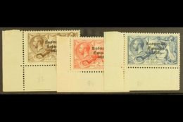 1925-28  Narrow Date Seahorses Set, SG 83/85, Superb Mint Matching Lower Left Corner Examples, The 2s6d And 5s Are Never - Other & Unclassified