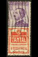 1924-5  ADVERT STAMPS 50c Violet With "Tantal" Advert In Red, Sassone 18, Used. For More Images, Please Visit Http://www - Ohne Zuordnung