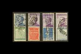 1924-5  ADVERT STAMPS GROUP 25c Blue With "Reinach" Advert In Green, 50c Violet With "Columbia," "De Montel" & "Reinach" - Non Classificati