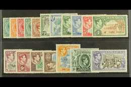 1938-52  Definitives Complete Set, SG 121/33a, Fine Mint (18 Stamps) For More Images, Please Visit Http://www.sandafayre - Giamaica (...-1961)