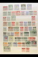 1903-1963 OLD RANGES  On Stock Pages, Mint & Used, Inc 1903-04 To 1r Used, Plus 10r Fiscally Used And 3r & 10r "Specimen - Vide