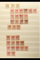 PERAK  1880-1957 ATTRACTIVE MINT & USED RANGES With Light Duplication On Stock Pages, Inc 1880-81 2c Opt (x3) Mint/unuse - Altri & Non Classificati