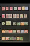 SELANGOR  1885-1955 USED COLLECTION With 1885-91 Overprints On 2c Rose (3), 1891-95 Tiger Set, 1895-99 Range To Both 50c - Other & Unclassified