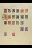 GENERAL ISSUES  Stamps Of Negri Sembilan Overprinted With Single Line Chop, Used Values To 25c, Between SG J161 - J170 O - Altri & Non Classificati