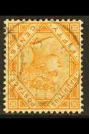 1883-94 INVERTED WATERMARK  50c Orange, "Inverted Watermark" Variety, SG 111w, Fine Used. Rare Stamp, Listed But Unprice - Mauritius (...-1967)