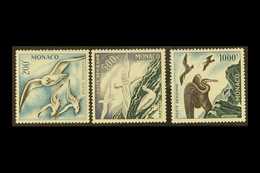 1955  200f, 500f & 1000f Cormorants, Airmails, Yvert 56/8, Never Hinged Mint (3 Stamps). For More Images, Please Visit H - Other & Unclassified