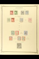 1876-1921 ALL DIFFERENT ORIGINAL COLLECTION  On Scott Printed Leaves, Chiefly VERY FINE MINT, Strongly Represented Throu - Montserrat