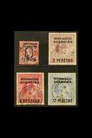 BRITISH CURRENCY  1907 1p On 10d To 12p On 10s High Values, SG 120 - 3, Fine Used, Mazagan And Fez Cds Cancels. (4) For  - Altri & Non Classificati