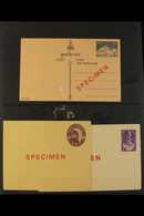 POSTAL STATIONERY - SPECIMENS  1960's/70's Fine Unused All Different Selection, Each With A Red "SPECIMEN" Overprint. Co - Nepal