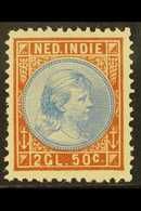 NETHERLANDS INDIES  1892-97 2.50g Pale Blue & Orange-brown Queen (SG 101, NVPH 30), Fine Mint, Fresh. For More Images, P - Other & Unclassified