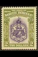 1939  $2 Violet & Olive Green, SG 316, Never Hinged Mint For More Images, Please Visit Http://www.sandafayre.com/itemdet - North Borneo (...-1963)