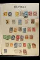 1855-1906 OLD TIME USED COLLECTION  On Pages, Inc 1855 4s Lion (four Margins, Very Close At Right), 1856-60 King Set Inc - Other & Unclassified