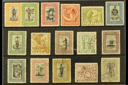 1932-40  Pictorials Set Complete, SG 130/145, Very Fine Used (16 Stamps) For More Images, Please Visit Http://www.sandaf - Papua Nuova Guinea