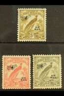 1932-34  Air Opt'd "Raggiana Bird" High Values Set, SG 201/3, Fine Mint (3 Stamps) For More Images, Please Visit Http:// - Papua New Guinea