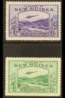 1935  £2 & £5 Air Bulolo Goldfields Set Complete, SG 204/05, Mint Lightly Hinged (2 Stamps) For More Images, Please Visi - Papua Nuova Guinea
