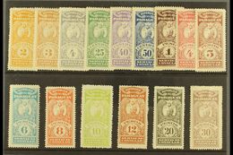 REVENUE STAMPS  CONSULAR SERVICE 1900 (inscribed "Servicio Consular") Most Values To 30p (between Forbin 1 & 18) Includi - Paraguay