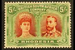 1910  5s Vermilion And Deep Green, Double Head, SG 159, Very Fine Mint. For More Images, Please Visit Http://www.sandafa - Sonstige & Ohne Zuordnung