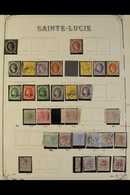 1863-1960 MINT & USED COLLECTION  Includes 1863 1d Lake Unused, 1864-76 Perf.12½ All Values Used, Perf.14 4d To 1s, 1881 - St.Lucia (...-1978)