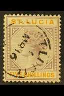 1891-98  5s Dull Mauve & Orange, SG 51, Very Fine Used. For More Images, Please Visit Http://www.sandafayre.com/itemdeta - St.Lucia (...-1978)