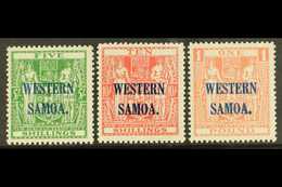 1945-46  5s, 10s And £1 Arms SG 208/210, Fine Never Hinged Mint. (3) For More Images, Please Visit Http://www.sandafayre - Samoa