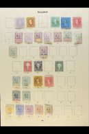 1875-1934 MINT COLLECTION  On Pages, ALL DIFFERENT, Inc 1875 Set, 1888-97 Set (ex 1c) To 16c & 32c, 1895 Set (ex 6c), 18 - Sarawak (...-1963)