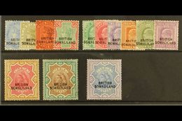 1903  Overprint At Bottom Set, SG 18/30, Fine Mint, 2r With A Tone Spot. (13) For More Images, Please Visit Http://www.s - Somaliland (Protettorato ...-1959)