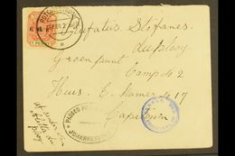 BOER WAR  1901 (1 Sept) Cover To Prisoner Of War Camp At Green Point, Cape Town, Bearing Transvaal 1d "E.R.I." Tied By P - Unclassified