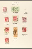 CAPE OF GOOD HOPE INTERPROVINCIALS  A Collection Of Cape Stamps Used 1910-12 In Cape,Natal, ORC And Transvaal,  Values T - Ohne Zuordnung