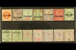 ZULULAND  1888-96 MINT GROUP Incl. 1888-93 Most Values To 1s, ½d Dull Green With And Without Stop, 1894-6 All Values To  - Ohne Zuordnung