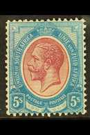 1913-24  5s Purple & Blue, SG 15, Superb, Very Lightly Hinged Mint. For More Images, Please Visit Http://www.sandafayre. - Unclassified