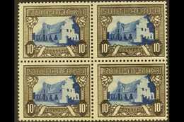 1933-48  10s Blue & Sepia, SG 64c, fine Mint Marginal Block Of 4 (2 Stamps Nhm). Lovely Multiple (4 Stamps) For More Ima - Ohne Zuordnung