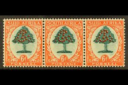1933-48  6d Green & Vermilion, Die I, SG 61, Never Hinged Mint In A Strip Of 3 (seemed A Shame To Split A Stamp Off). Fo - Ohne Zuordnung