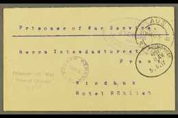 1917  (31 May) Stampless Env Endorsed On Reverse By "Oberleutnant Von Lossnitzer / Camp Aus / Date" From Aus Camp Addres - Südwestafrika (1923-1990)