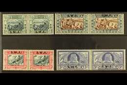 1938  Voortrekker Memorial Overprints Complete Set, SG 105/08, Fine Mint Horizontal Pairs, Fresh. (4 Pairs = 8 Stamps) F - Zuidwest-Afrika (1923-1990)