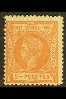 GUINEA  1902 5p Pale Red Top Value, SG 8 Or Edifil 8, Fine Mint, Centred To Lower Left. For More Images, Please Visit Ht - Other & Unclassified