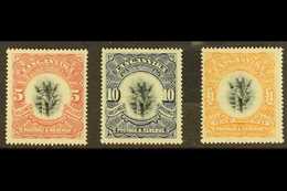 1922-24  5s, 10s & £1 Giraffe Top Value, Wmk Upright, SG 86a/88a, Mint Lightly Hinged. Lovely (3 Stamps) For More Images - Tanganyika (...-1932)