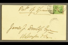 1882  (21 June) Cover Addressed Locally, Bearing 1882 1d On 6d Manuscript Surcharge (SG 104) Tied By "Trinidad" Duplex P - Trinidad & Tobago (...-1961)
