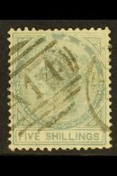 1879  5s Slate, Wmk Crown CC, SG 3w, Good Used. For More Images, Please Visit Http://www.sandafayre.com/itemdetails.aspx - Trinidad & Tobago (...-1961)